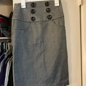 Zinc Pencil Skirt